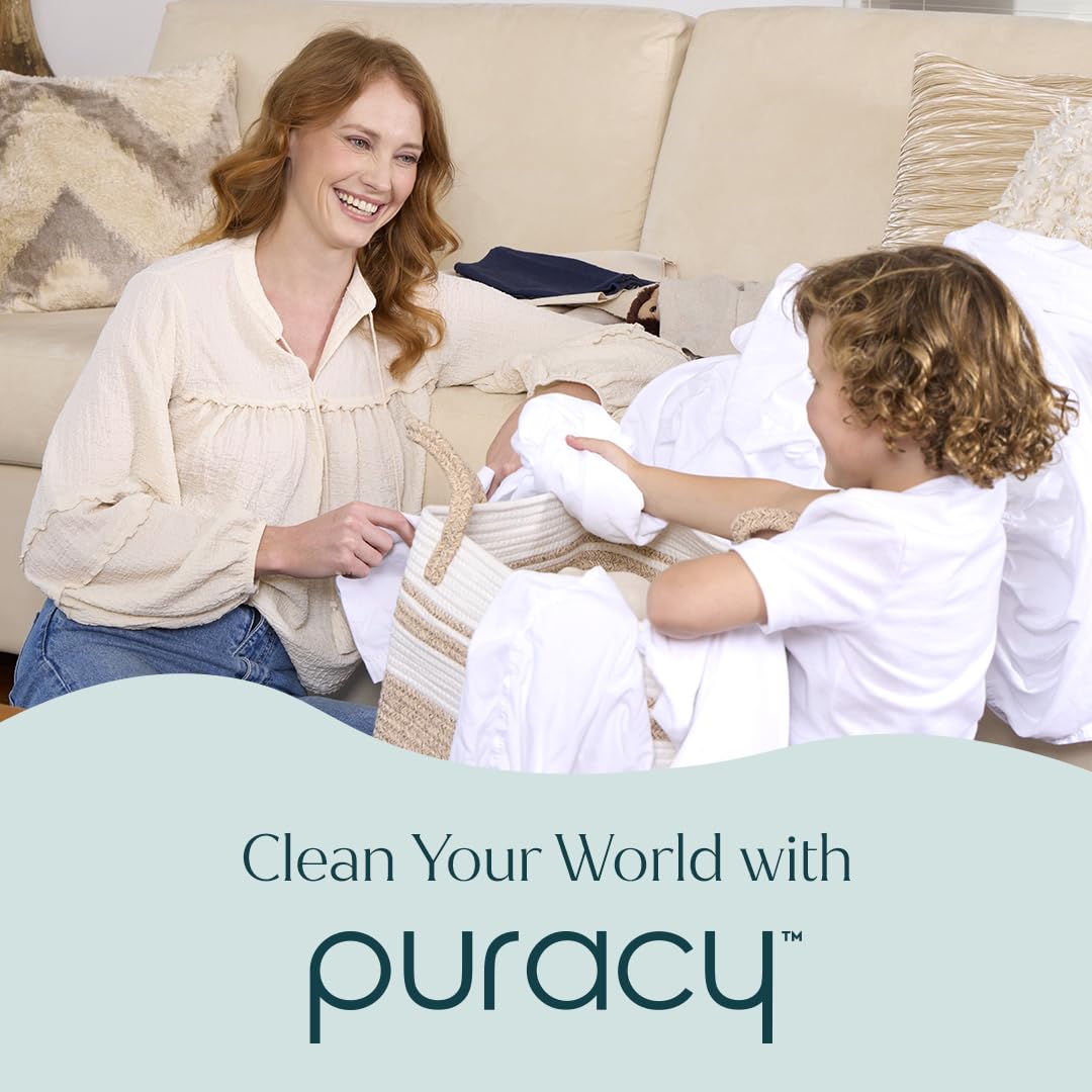 Puracy Stain Remover, Travel and Laundry Stain Cleaner for Clothes, Baby Essentials, Kids Stains, Oil and Fabric Spot Cleaner, (Stain Remover Spray, 48 fl oz)