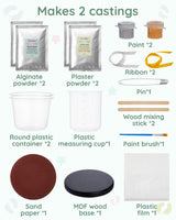 Lilian&Gema Baby Casting Kit Hands and Feet, Newborn Keepsake Foot Hand Mold Kit, Plaster Hand Mold Casting Kit for Babies 0-6 Months, Perfect for First Birthday, New Mom Baby Christmas Gift