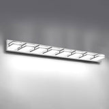 IZORRO LED Modern Bathroom Lights Fixtures(8-Light,Dimmable,360°Rotate),Chrome Acrylic Wall Lighting,Vanity Lights for Bathroom Over Mirror - 6000k 48In （No Assembly Required）