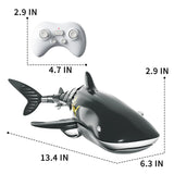 Bennol 2.4Ghz Remote Control Whale Shark Toy for Kids, 1:18 Scale High Simulation Electric RC Fish for Pool, Birthday Christmas Toys for 4-9 Year Olds Boys and Girls