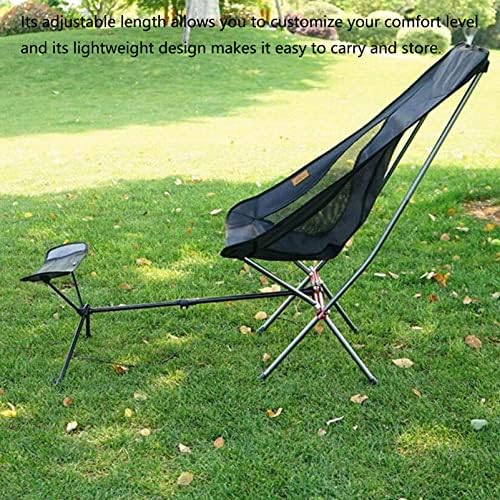 Universal Camping Chair Foot Rest, Folding Attachable Footrest Leg Rest Outdoor Folding Chair for Outdoor Gardening Fishing Beach Hiking