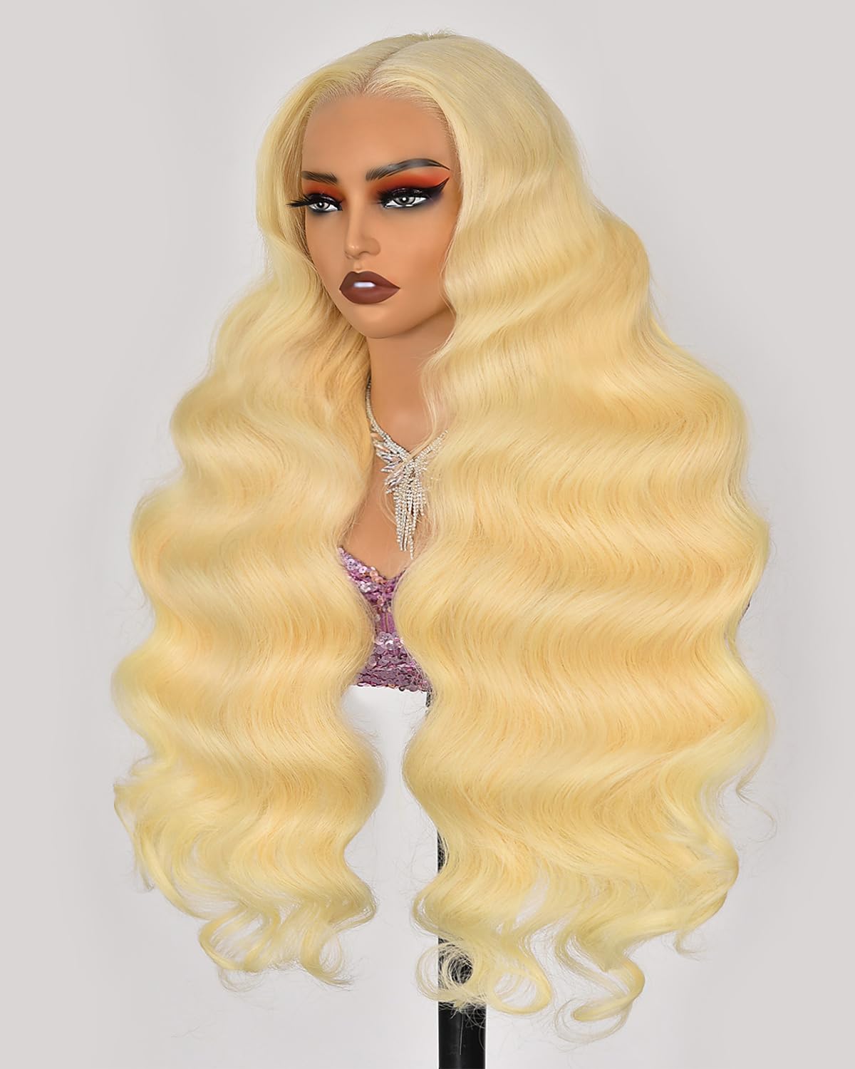 faazo 30 Inch 613 13x6 Lace Front Wig Human Hair 200 Density Blonde Wig Human Hair 613 Hd Lace Frontal Wig 13x6 Body Wave Lace Front Wigs Human Hair Pre Plucked 613 Wig