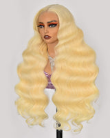 faazo 30 Inch 613 13x6 Lace Front Wig Human Hair 200 Density Blonde Wig Human Hair 613 Hd Lace Frontal Wig 13x6 Body Wave Lace Front Wigs Human Hair Pre Plucked 613 Wig