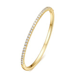 Turandoss Dainty Tennis Bangle Bracelets for Women