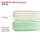 EltaMD UV Skin Recovery Green Tinted 100% Mineral Sunscreen, SPF 50, 1.7 oz