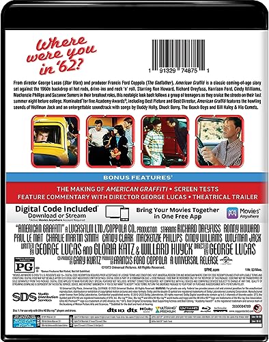 American Graffiti - 50th Anniversary Edition 4K Ultra HD + Blu-ray + Digital [4K UHD]