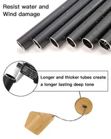 Wind Chimes Outdoor Deep Tone, 30 Inches Wind Chimes Outdoor, Memorial Wind Chimes with Hook as Gifts for Mother's Day/Housewarming/Christmas, Patio, Garden, Yard, Home Décor. Black