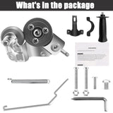 CZS Sheet Metal Cutter Drill Attachment, Electric Drill Shears Attachment Cutter Nibbler, Metal Nibbler Drill Attachment for Cutting Iron, White Sheet, Steel, Copper, Aluminum