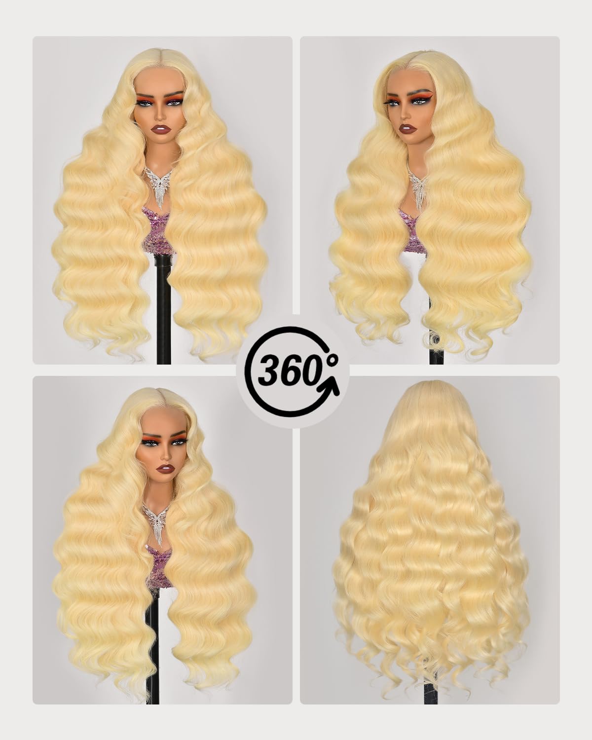 faazo 30 Inch 613 13x6 Lace Front Wig Human Hair 200 Density Blonde Wig Human Hair 613 Hd Lace Frontal Wig 13x6 Body Wave Lace Front Wigs Human Hair Pre Plucked 613 Wig