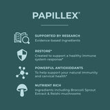 Papillex Dietary Supplement Tablets by Papillex - All Natural Immune Support - Immunity Defense - Best Immune System Booster - Organic 60 Capsules