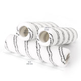 Amazon Basics Microfiber Paint Roller Covers for Painting Walls, Ceilings and House, Smooth Finish, Washable, 9" x 3/8", 12-Pack