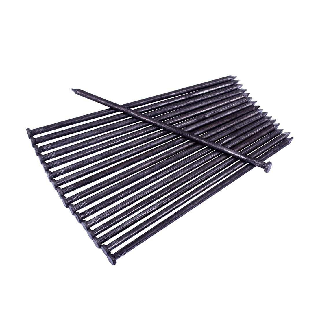 HOT SEAL Landscape Spikes 10 Inch 50 Counts Metal Landscape Edging Anchoring Spikes, Heavy Duty Nails for Artificial Turf Spike, Paver Edging, Timber Carpentry, Weed Barrier, Tent Pegs, More