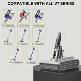 BOTKK 10000mAh Professional Replacement for Dyson V7 Battery SV11