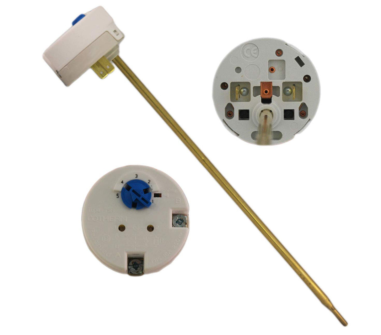 Cotherm Immersion Stat Tsr00009, Brass, 250.0 Volts for Heatrae Sadia Megaflo Premier Plus