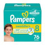 Pampers Baby Diapers - Swaddlers - Size 4, 66 Count, Ultra Absorbent Disposable Infant Diaper