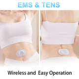 TENS Unit - Wireless Muscle Stimulator for Pain Relief, Dual Channel 16 Intensity TENS EMS Machine, LED-Display Rechargeable Cordless Portable Remote Feet/Leg/Shoulder/Lower Back/Neck Massager