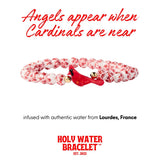 Holy Water Porcelain Cardinal Silver