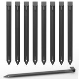 20Pcs Metal Landscape Edging Stakes, 10 Inch Garden Stakes Landscape Anchoring Spikes for Terrace Board, Landscape Edging Coil, Grass Barrier, Bender Board, Garden Liner, Black