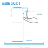 WAONIQ Touchless Alcohol Spray Dispenser, Infrared Induction Sprayer, Automatic Hand Sanitizer, White, 550ml, 8.9x2.9x10.3cm