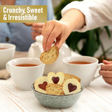 Assorted Italian Cookies Gift Box, 30+ Pieces Individually Wrapped Traditional Gourmet Cookies - 2Lb Square Tin with Authentic Premium Pastries for Holiday Gifting, Coffee Pairing, and Christmas Celebrations