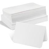 Sabary 100 Pcs Blank Watercolor Cards with Envelopes Set 140lb/300 Gsm Cotton Heavyweight Foldable Greeting Paper Card for Christmas Painting Invitation Note Birthday Wedding(White,5 x 7 Inch)