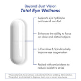 VisiUltra Eye Health Supplement – 14 Essential nutrients for Clear Vision, Blue Light Protection, and Long-Term Eye Health. Supports Clarity and Eye Wellness. 60 Capsules. (1 Pack)