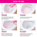 Stardrops The Pink Stuff Miracle Power Foaming Toilet Cleaner – Self-Activating Formula for Deep Cleaning, Stain Removal, and a Fresh Shine – Bathroom Essential