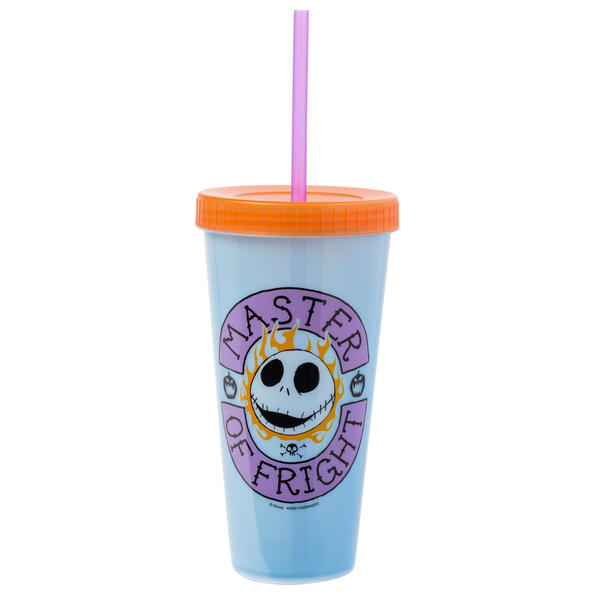 Silver Buffalo Disney The Nightmare Before Christmas 4 Pack Color Change Plastic Tumblers Featuring Jack Skellington, Sally, Oogie Boogie, and Zero, 24 Ounces