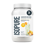 Isopure 100% Pure Whey Isolate Protein Powder Infusions, Lactose Free, Gluten Free, Naturally Flavored, Pineapple Orange Banana, 20g Protein Per Serving, 1.9 Lb, 36 Servings