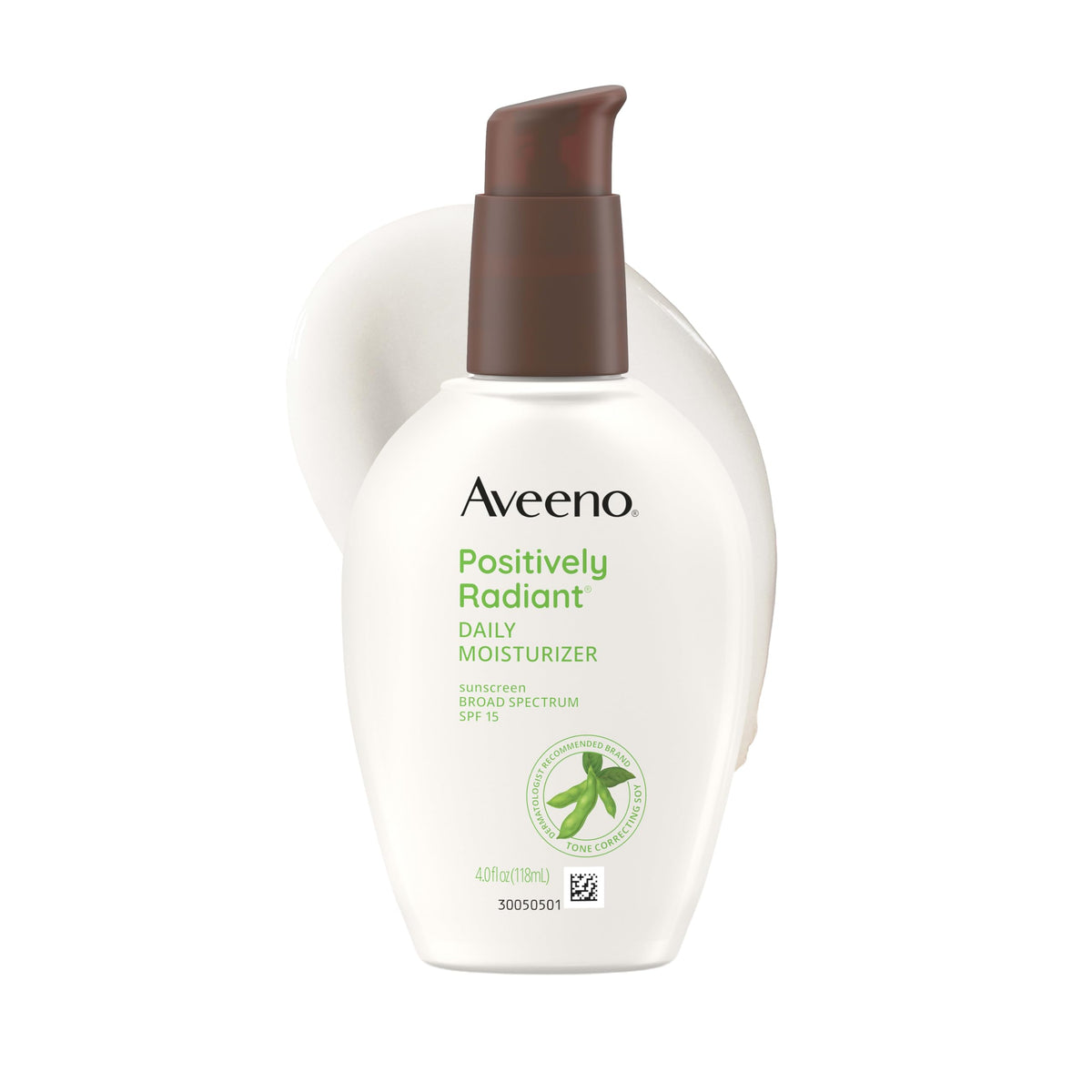 Aveeno Positively Radiant Face Moisturizer, SPF 15, 4 fl. oz