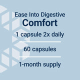 Life Extension Gastro-Ease - Digestive Health - Gastric Health Supplement with Zinc L-carnosine Plus Pylopass For Healthy Stomach Support - Non-GMO, Gluten-Free - 60 Vegetarian Capsules