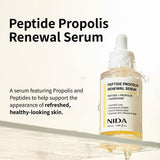 NIDA Peptide Propolis Renewal Serum | Peptide Complex, Propolis Extract, Adenosine | Youthful Look, Wrinkles, Fine Lines, Pore & Sebum Care | 1.69 fl.oz., 50ml (Old)