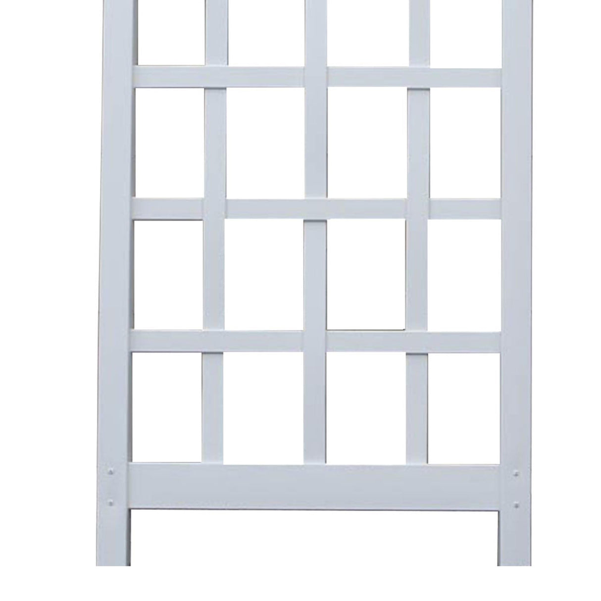 Dura-Trel Cambridge Wall Mounted Garden Vinyl Trellis, 28" x 75", White
