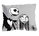 Jay franco Disney Nightmare Before Christmas Moonlight 7 Pc Jay franco Queen Bed Set-Includes Reversible Comforter&Sheet Set-Features Jack&Sally-Super Soft Fade Microfiber-(Official Disney Product)