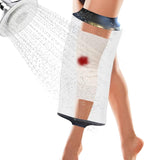 KEEFITT Knee Cast Cover for Shower, Waterproof Knee Shower Protector for Knee Replacement and ACL Surgery, Wound, Burns Watertight Protection