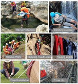 X XBEN Outdoor Climbing Rope 10M(32ft) 20M(64ft) 30M(96ft) 50M(160ft) 70M(230ft) 152M(500FT) 352M(1000FT) Static Rock Climbing Rope for Escape Rope Ice Climbing Equipment Fire Rescue Parachute
