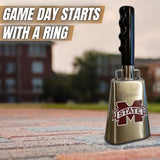 Chrome Plated Mississippi State 10-inch Cowbell with M-State Logo