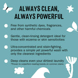 Molly's Suds Original Laundry Detergent Powder | Clean Laundry Detergent Powder for Sensitive Skin | Simple, Effective Ingredients, Stain Fighting | 120 Loads (Unscented)
