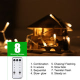 Brightown Icicle Lights for Outside, 40 FT 432 LED Icicle Christmas Lights Outdoor with 81 Drops, 8 Modes, Connectable String Light with Remote, Timer, Waterproof Christmas Light for House, Warm White