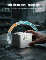 X-Sense Radon Detector for Basement, Zero Lab Fees, XR0A-SR, White
