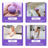 BODY & EARTH Bath Bombs Gift Set for Women 10 X 3.5 oz Essential Oils Lavender Handmade Birthday Gift Idea for Family, Women, Men, Mothers Day Gifts for Mom, Christmas Gifts for Her