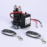 Car 500A Starting 200A Rated Wireless Battery Disconnect Switch & 4 AWG 1FT Battery Cables Set, Remote Kill Switch for Car Truck DC12V Anti-Theft Prevent Battery Drain Battery Switch Isolator On Off