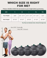 Trideer Yoga Ball for Exercise, Pregnancy, Exercise Ball, Pump Included