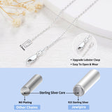 Jewlpire 925 Sterling Silver Chain Necklace for Women, 1.2mm Cable Chain Silver Chain for Women Thin & Dainty & Sturdy Women's Chain Necklaces 18 Inch