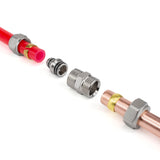 Kudos-Trading - 16mm to 15mm Copper Adapter Reducer Coupling - Leak-Proof, Corrosion-Resistant Plumbing Fitting for Professional & DIY Installation, Durable Water & Heating System Connector