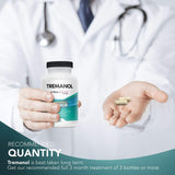 Tremanol Natural Aid for Essential Tremor - Provides Tremor Relief for Shaky Hands, Arm, Leg And Voice (Pack of 3 Of 60 Capsules Each)