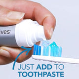 Smileactives Teeth Whitening Kit - 1oz (Pack of 3) - Features Clinical-Grade Hydrogen Peroxide for Long Lasting White Teeth, Simply add to Toothpaste to Permanently Remove Coffee Stains & More!