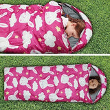 Kids Sleeping Bags - Camping Sleeping Bags with Carry Bag - Compact Sleeping Bag for Hiking, Backpacking 3 Season Warm & Cool Weather, Lightweight Waterproof Outdoor Travel for Boys Girls