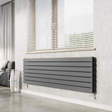 The Bath People Horizontal Radiator Brackets - Anthracite