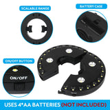 OYOCO Patio Umbrella Light 3 Brightness Modes Cordless 28 LED Lights-4 x AA Battery Operated,Umbrella Pole Light for Patio Umbrellas,Camping Tents or Indoor Use